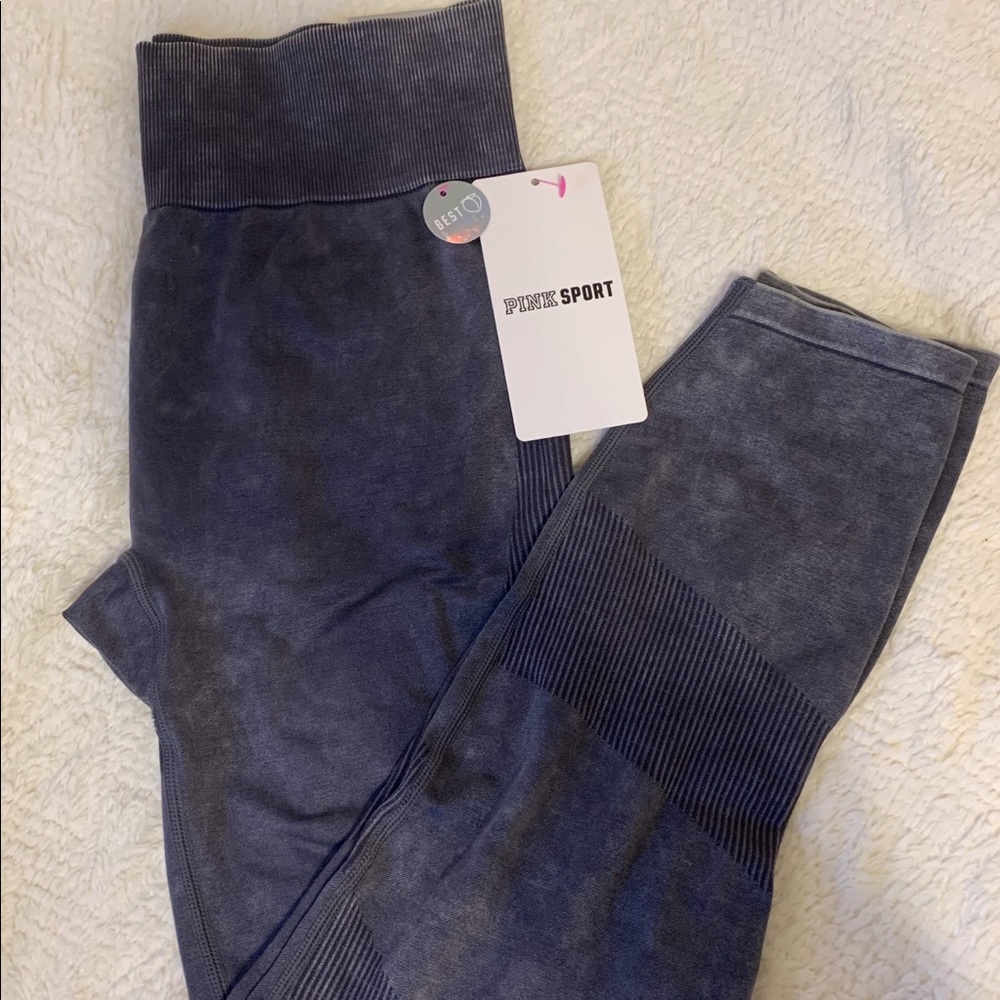 PINK Seamless Workout Tight (Rich Grey Washed)